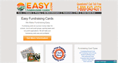 Desktop Screenshot of easyfundraisingcards.com